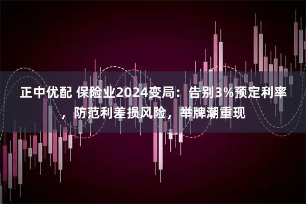 正中优配 保险业2024变局：告别3%预定利率，防范利差损风险，举牌潮重现